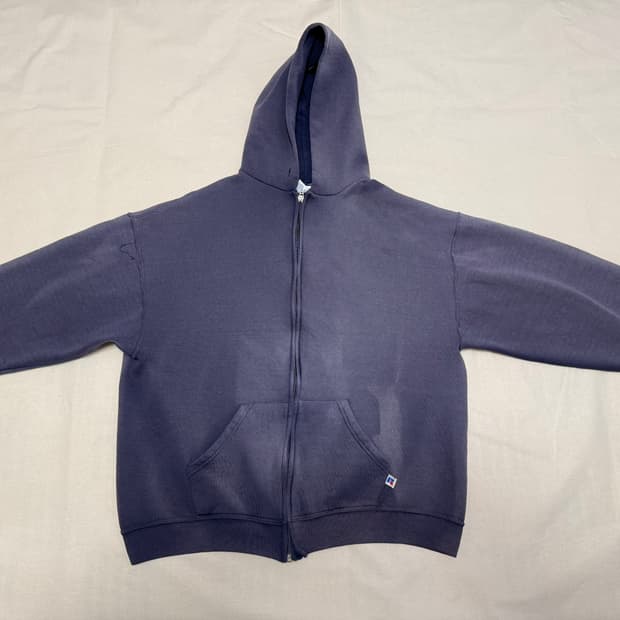 [L] 90s 러셀 (Russell Athletic) 네이비 후드집업