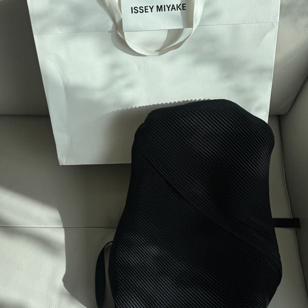 이세이미야케 플리츠플리츠 바이어스 백팩
