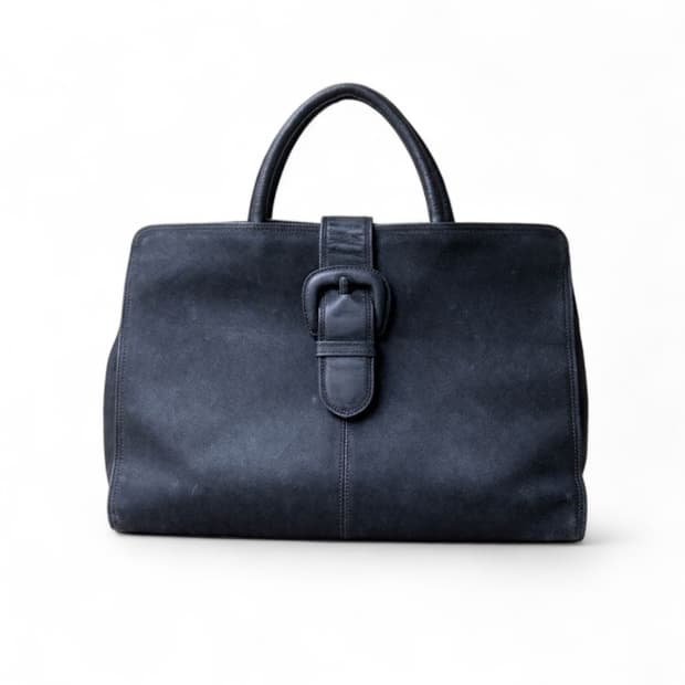 장폴고티에 스웨이드 벨티드 핸드백