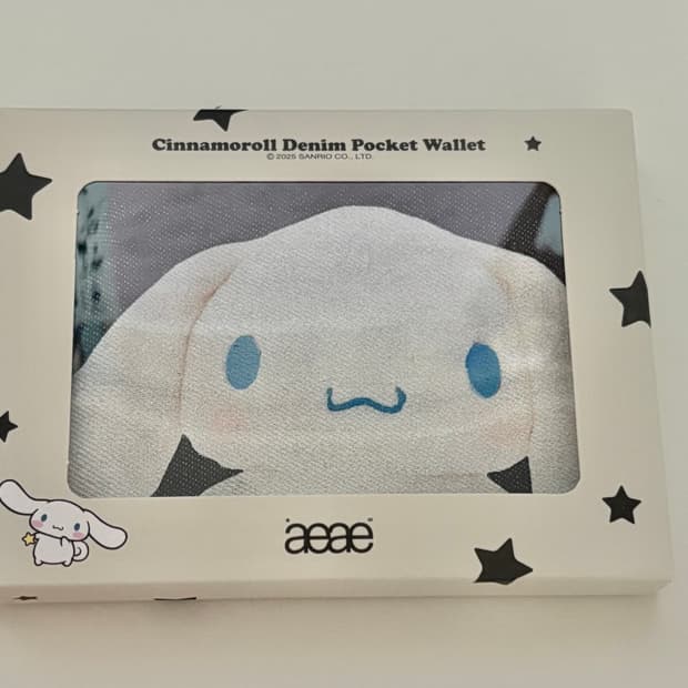 aeae 시나모롤 데님 지갑 월렛 에이에이 이어폰 특전