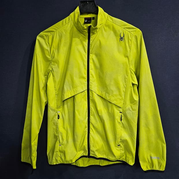 스파이더 야광컬러 남성 슬림핏 100 바람막이 