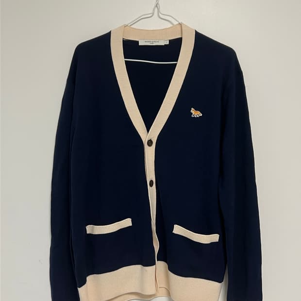 메종키츠네 남성 가디건 L