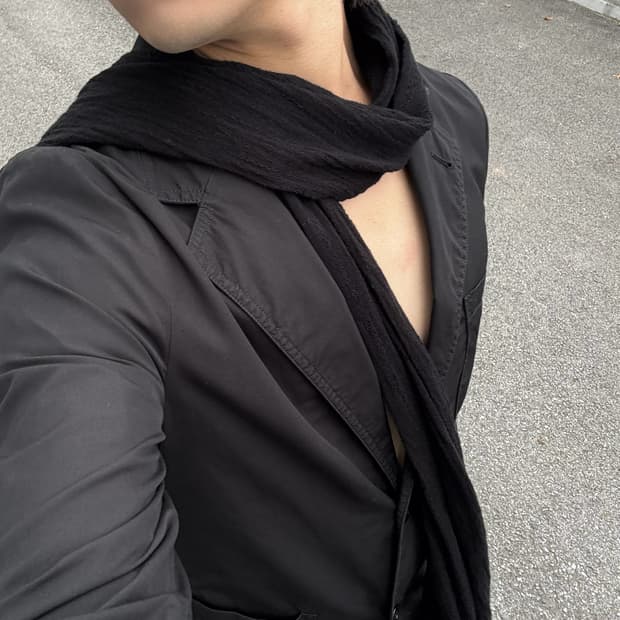 생로랑 가먼트 다잉 블레이저