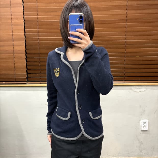 타미힐피거 숄카라 니트 가디건