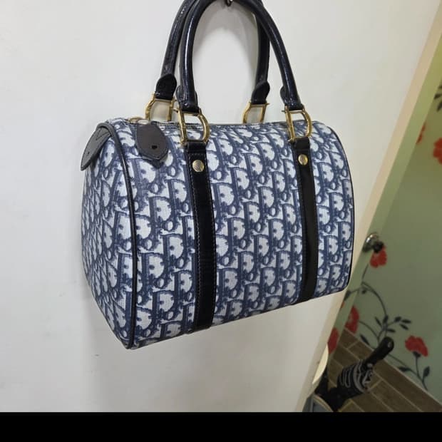 디올 오블리크 미니 토트