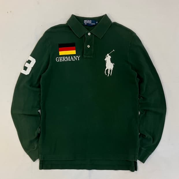 폴로 빅포니 치프키프 독일 롱슬리브 카라티 그린