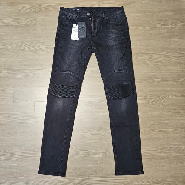 자라(ZARA) 데님 바이커 블랙