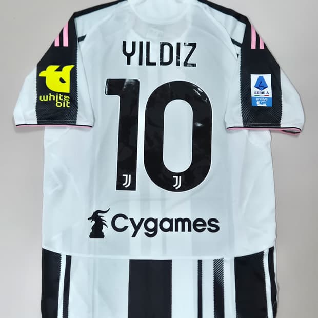 25-26 유벤투스 홈 케난 일디즈 유니폼 L사이즈