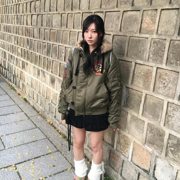 팀코믹스 블루종 카키 s