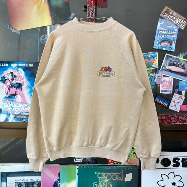 70s Fruit Of The Loom Basic Sweatshirt