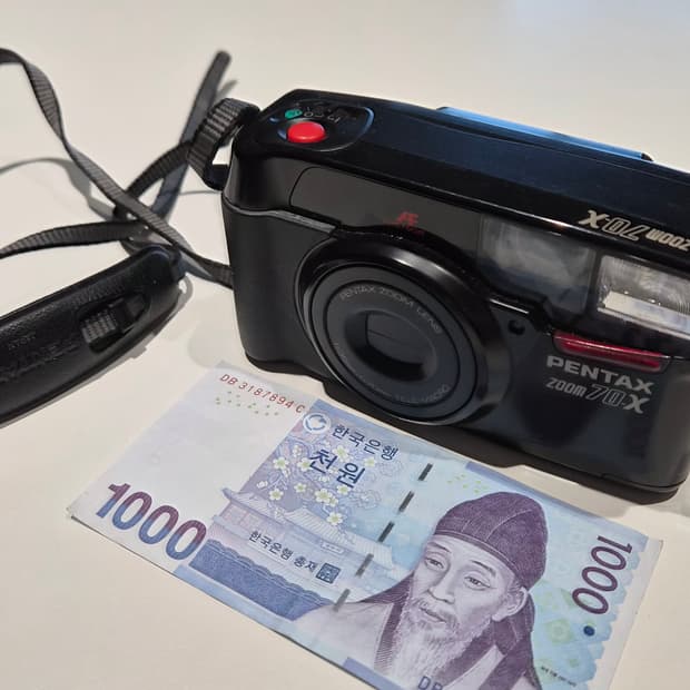 작례O 감성 듬뿍 펜탁스 줌 70 x 필름카메라 빈티지 필카