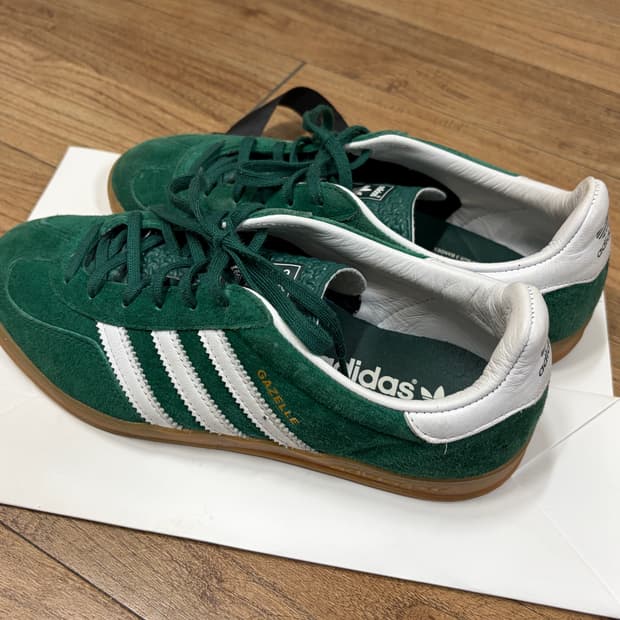 아디다스 가젤 인도어 그린 245