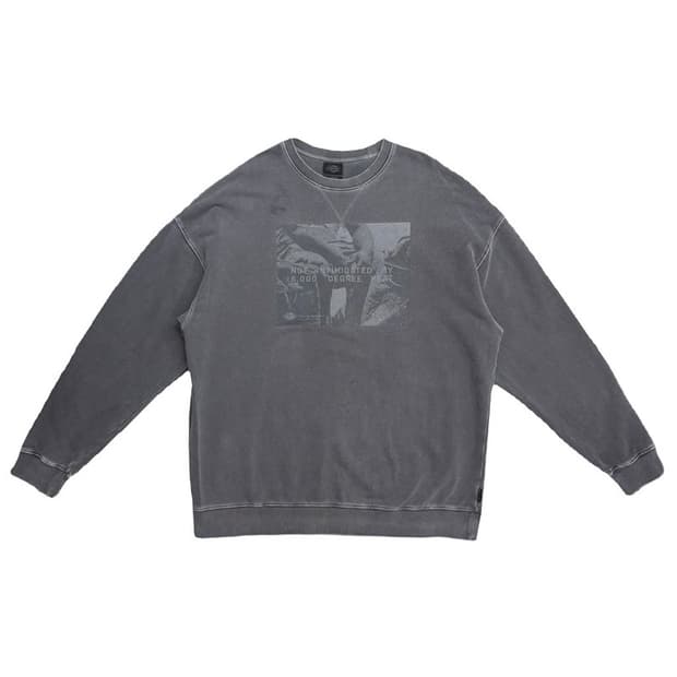 디키즈 그래픽 피그먼트 맨투맨 차콜 L