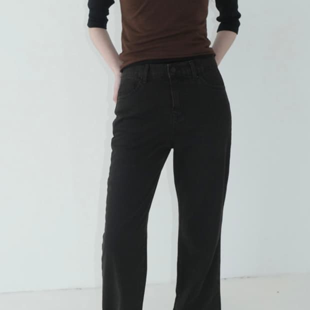 애프터먼데이 new flared washing jean L