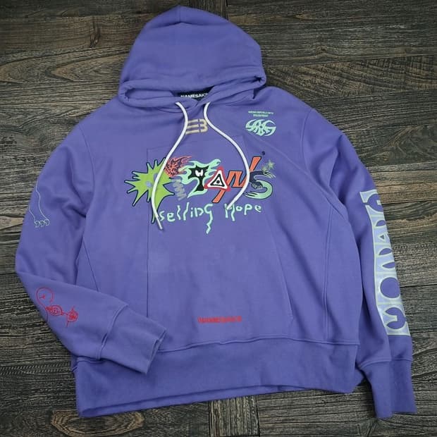 [네임세이크] 22 S/S 오버사이즈 그래픽 후드티 P01193