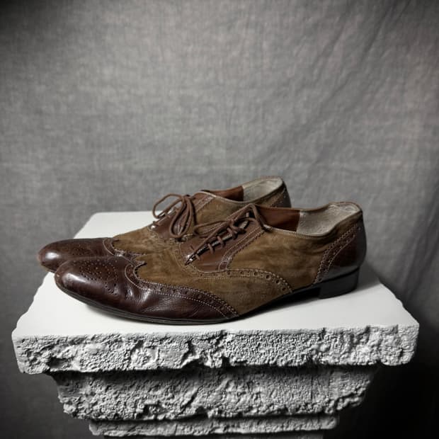 Mihara Yasuhiro Two-Tone Wingtip Shoes  
