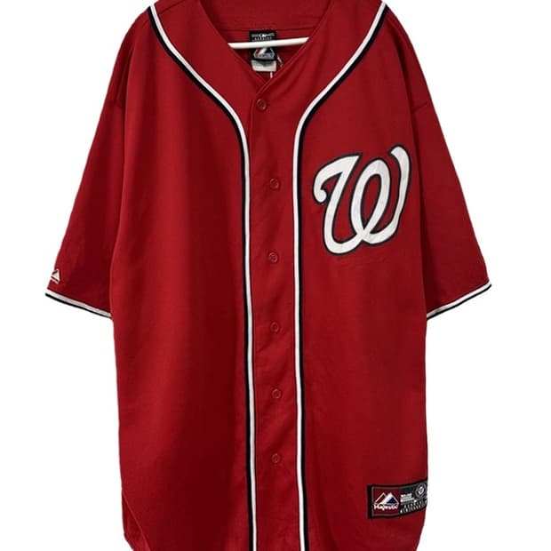 [XL] MAJESTIC 워싱턴내셔널스 MLB베이스볼 저지