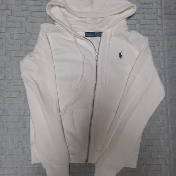 폴로 랄프로렌 후드집업 화이트