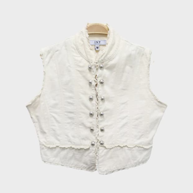 JENNYFER 레이스 디테일 베스트 59231