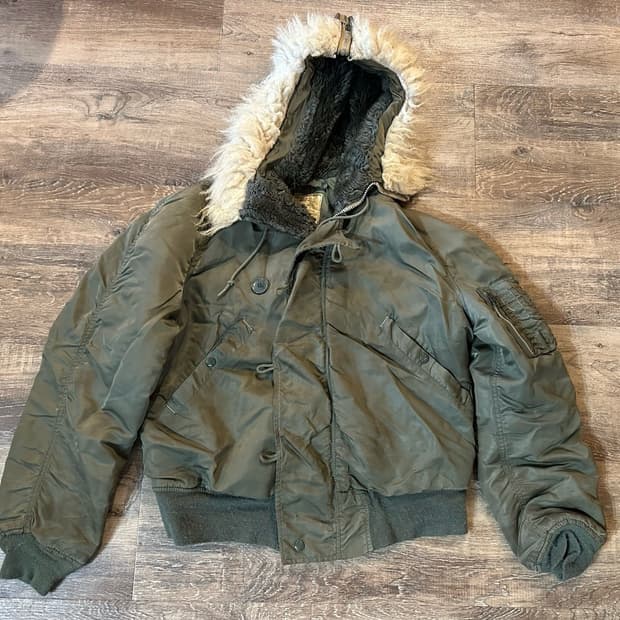 70s 알파 인더스트리 N-2B 헤비 플라잉 자켓