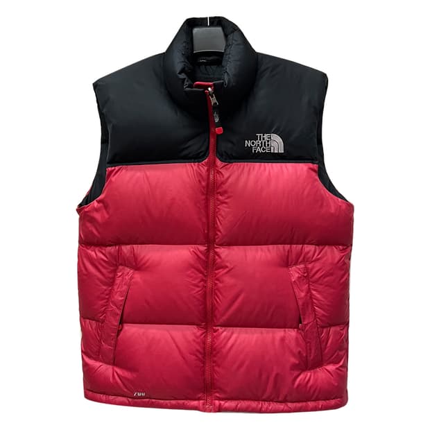 노스페이스 700 눕시 구스 다운 레드 패딩 베스트 조끼 95
