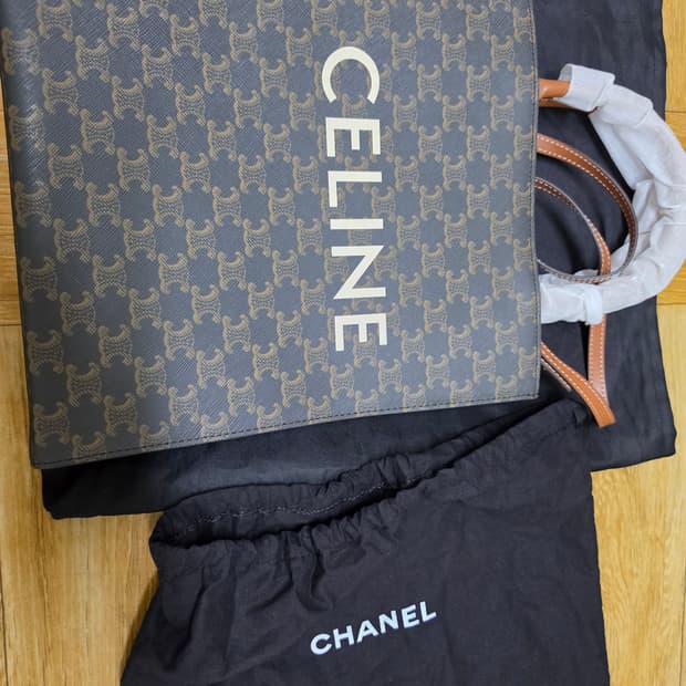 정품셀린느트리옹프카바스백 L