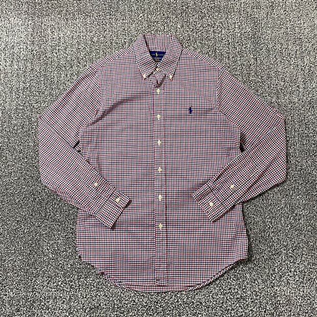 빈티지9. 폴로랄프로렌 클래식핏 체크셔츠 코튼 셔츠