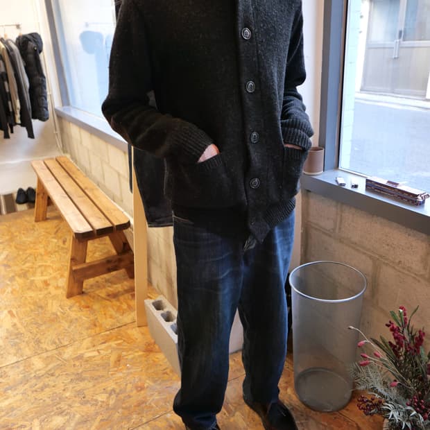 준야 와타나베 후디드 가디건