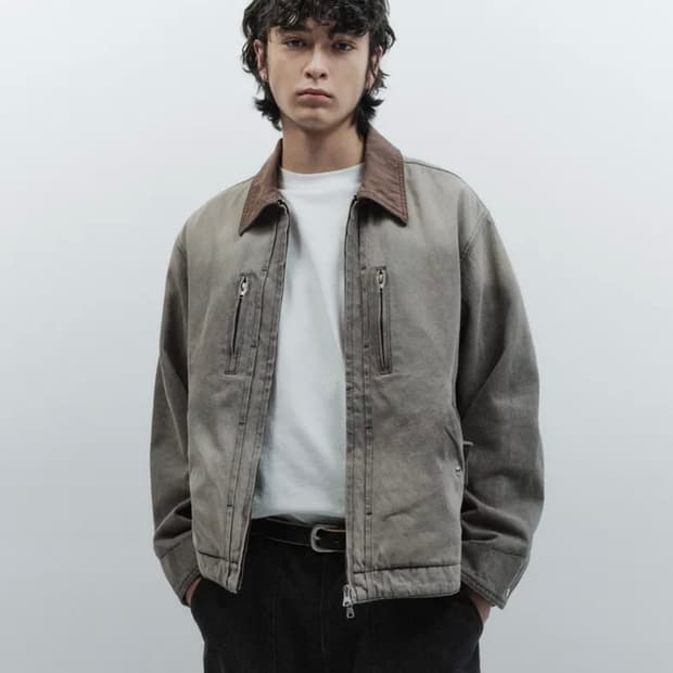 인사일런스 워시드 데님 워크 자켓 [M]