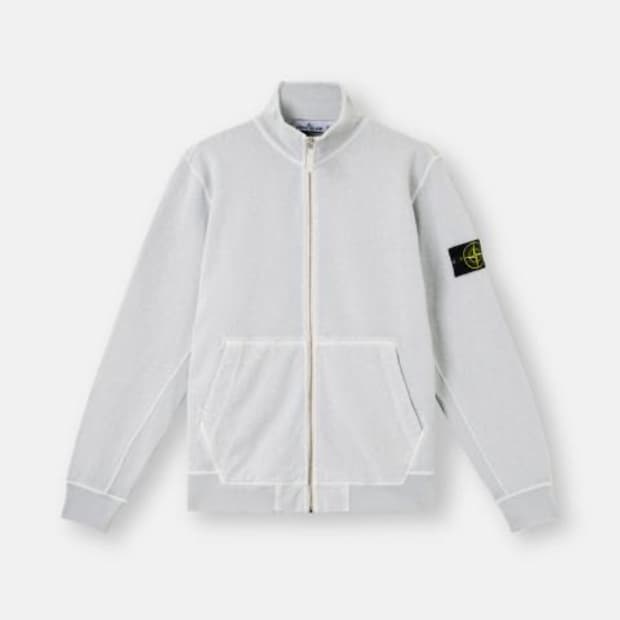 스톤아일랜드(Stone Island) 워싱 스웨트 집업