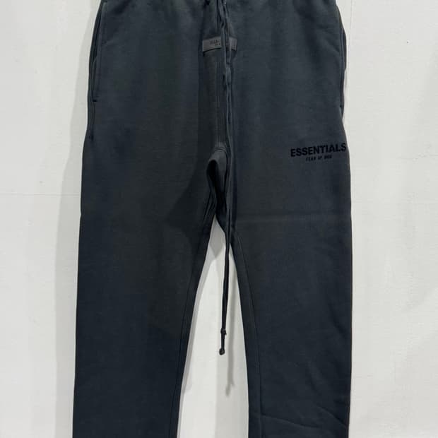 에센셜 FOG 블랙 스웻팬츠 S