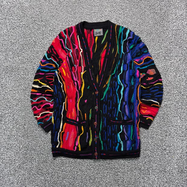 Name : 쿠지 하프 배색패턴 케이블 니트 가디건 :) 