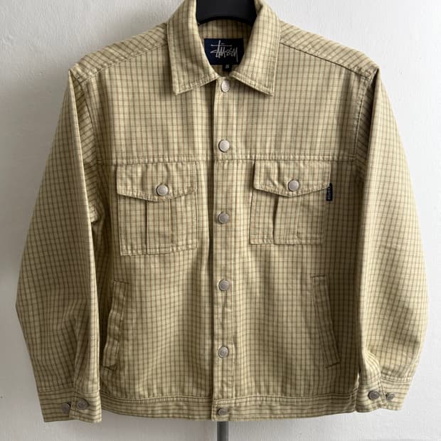 90s STUSSY LEE PLAID JACKET