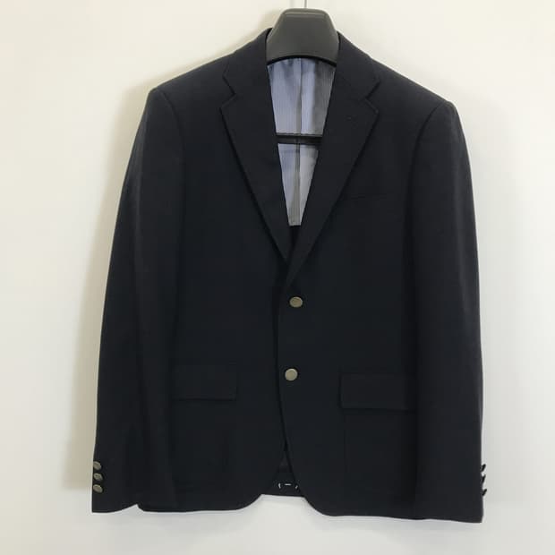 유니클로 네이비 금장 울혼방 블레이저자켓 [M]