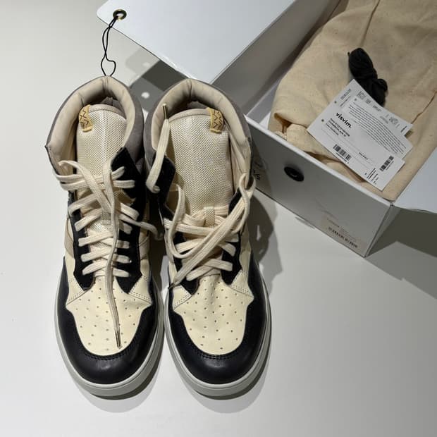 10.5) visvim 비즈빔 챔버레인 하이 스니커즈