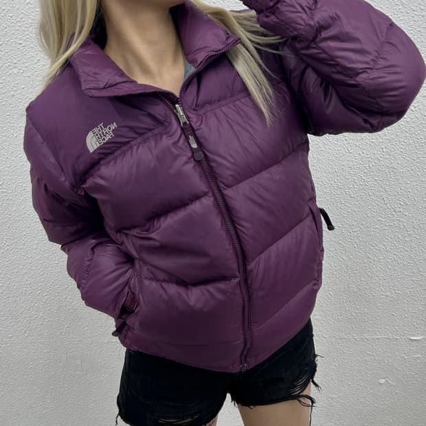 노스페이스 700 딥퍼플 패딩 90 ( 여성용 )