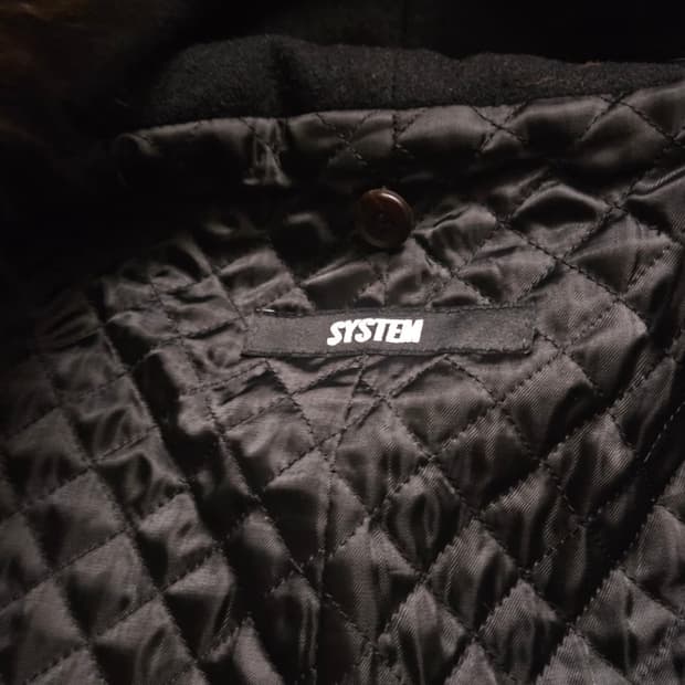 System Raccoon Fur Coat
