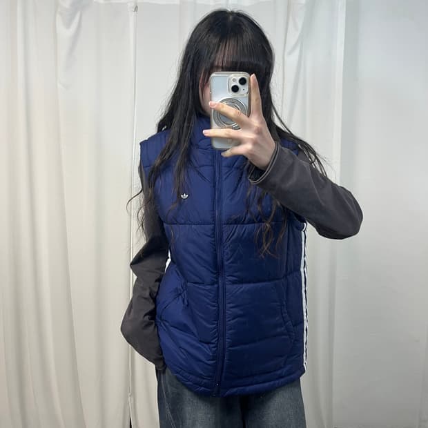 Adidas Navy Firebird Padded Vest
