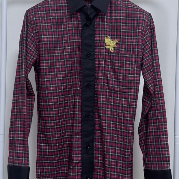 Dior Homme 05aw 독수리 새틴 셔츠 38