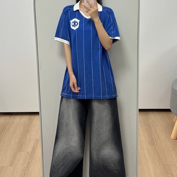 나이키 브라질 국대 블록코어 포카리 반팔 티셔츠