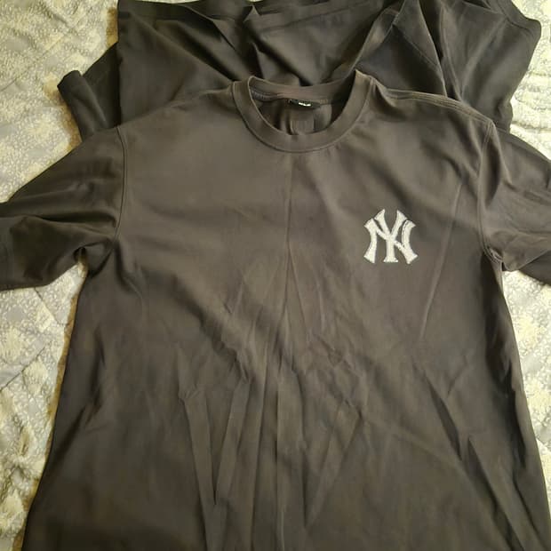 MLB 데님라이크 모노티브 오버핏 반팔 티셔츠 [2XL XXL]