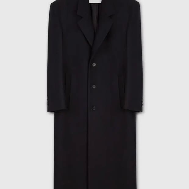 구매글)타일레 2024fw 싱글 블랙코트 2사이즈