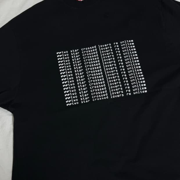 032c 서울 오버사이즈드 반팔 티셔츠