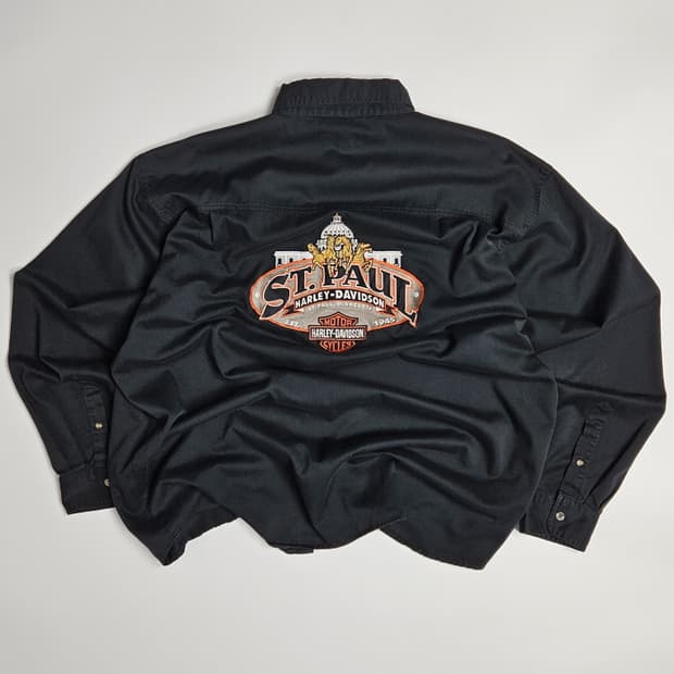 할리 데이비슨 x 블루제너레이션 셔츠 ( 2XL ) / 9392