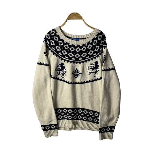 [Disney] 디즈니 미키마우스 노르딕 니트