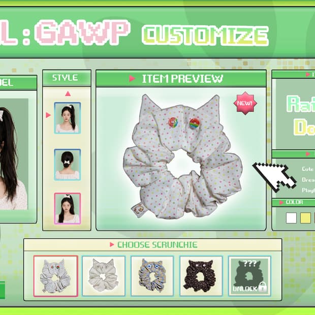 Item 03 Rainbow Dot Cat