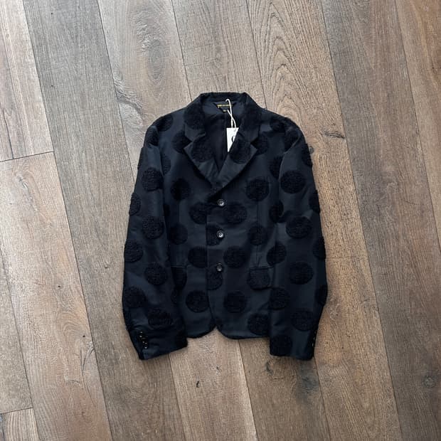 Fluffy Big Dot Jacket