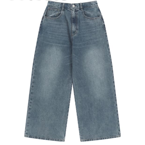 코이세이오 W STITCH DENIM PANTS BLUE