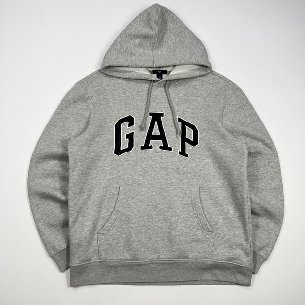 GAP 갭 오리지널 시그니쳐 루즈핏 후드티 그레이 M