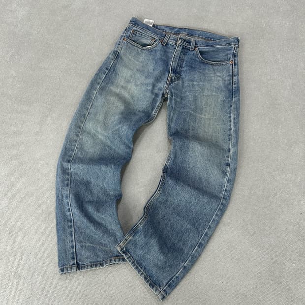 리바이스 데님 청바지 블루 505 34 29